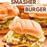 Copycat Sonic Double Smasher Burger